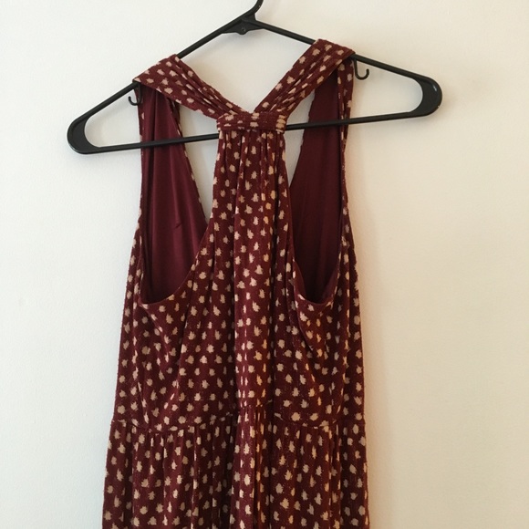 LOFT Racerback Red Dotted Dress - Picture 5 of 6